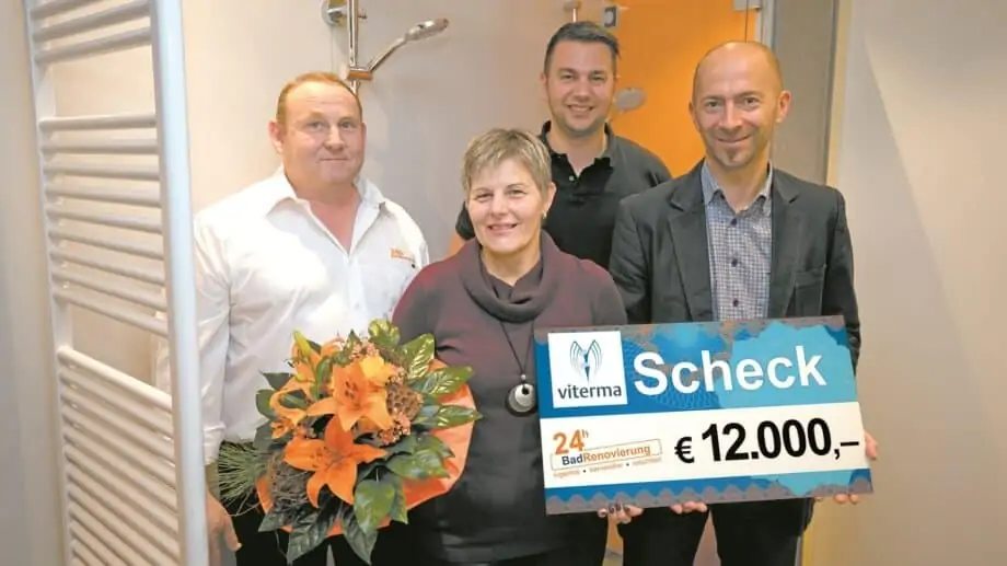 Viterma Gewinnspiel Preisübergabe Gewinner Gewinnerin