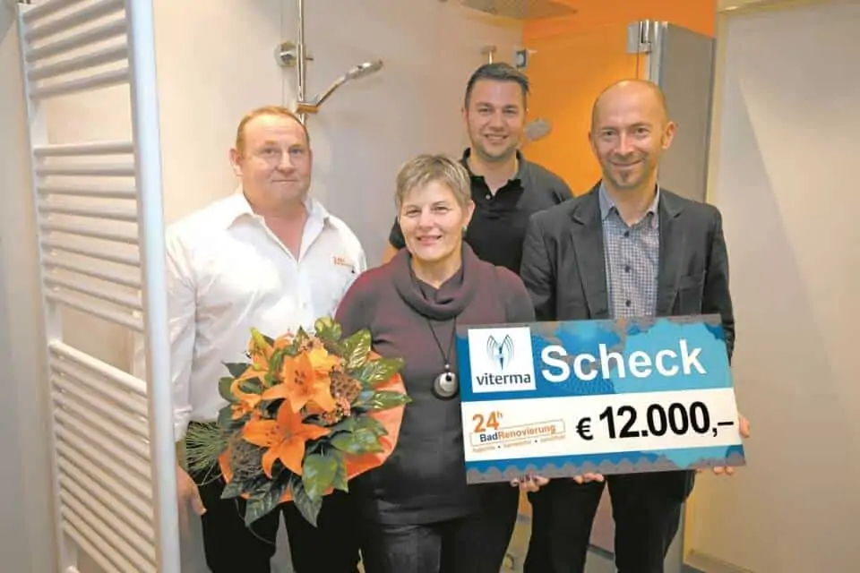 Viterma Gewinnspiel Preisübergabe Gewinner Gewinnerin