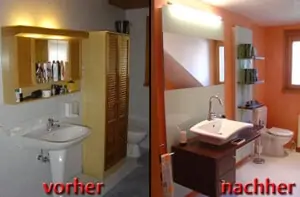 Badezimmer Teilrenovierung